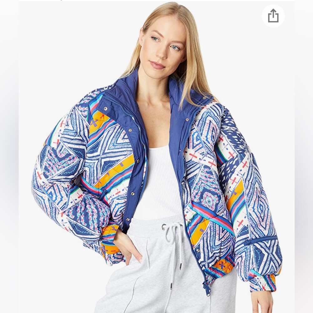 Free People oversized womens Power House Puffer